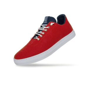 Baabuk Urban Wooler Scarlet Red Sneakers - Red, 47