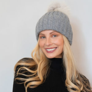 Brandable Andermatt Winter Hat With Fur Pompom