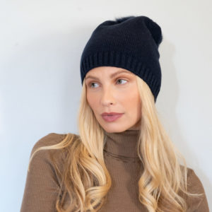 Brandable Ascona Winter Hat With Fur Pompom