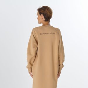 Cosy Sunday Biscotto Organic Cotton Dress