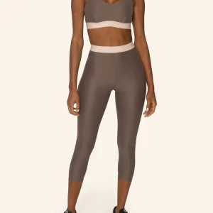 Horizon Athletic Basodino Cropped Leggings Soft Earth