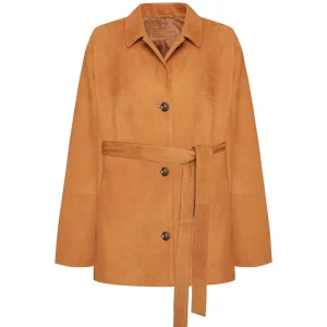 Bigardini Elia Women’s Suede Jacket - Mustard