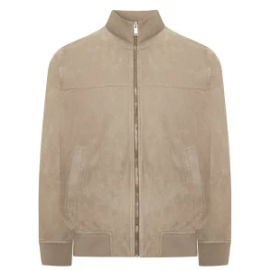 Bigardini Fabian Men's Suede Leather Jacket - Vison