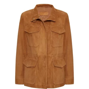Bigardini Leny Women’s Suede Jacket - Snuff