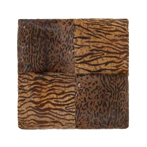 Bigardini Valeria Cowhide Cushion - Golden Safari - Bigardini, Brown