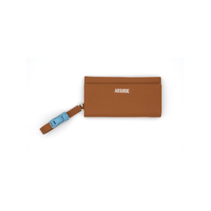 Absurde PARKING Wallet – Camel & blue Car