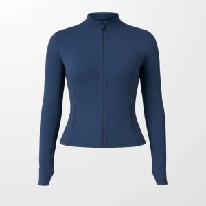 Nuude Bare Zip-Up Jacket navy Blue