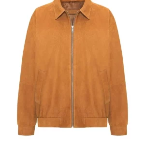 Bigardini Jade Women's Oversize Nubuck Jacket - Mustard