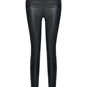 Bigardini Ola Women's Leather Stretch Leggings - Black