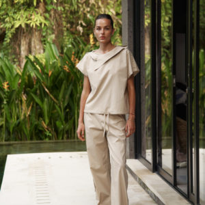 The Law of Love Elaiza Button Sand Suit
