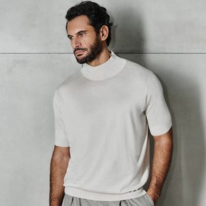 Cosy Sunday Mokka Jumper Short Sleeve