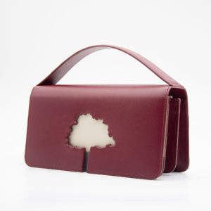 Absurde SPEED LIMIT Medium Bag in Burgundy Leather