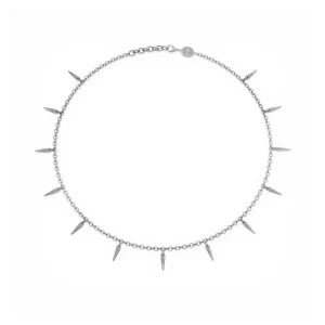 HORN NECKLACE SILVER