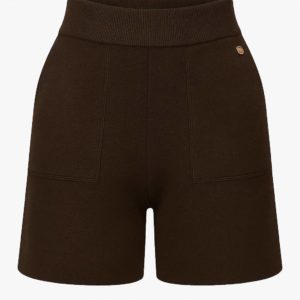 MIRÉ Cashmere Shorts - Brown